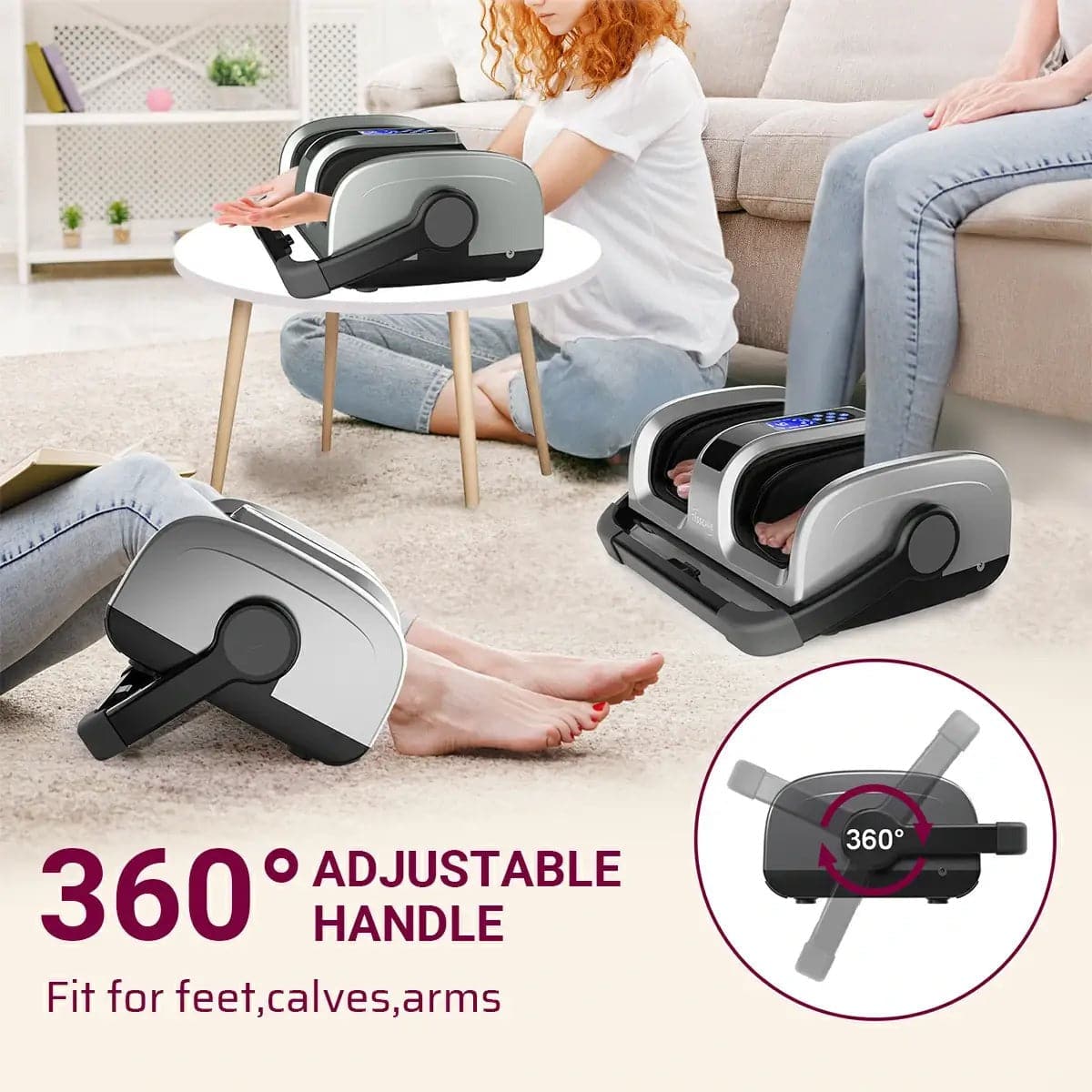 TISSCARE 2023 Upgrade Shiatsu Foot Massager Machine