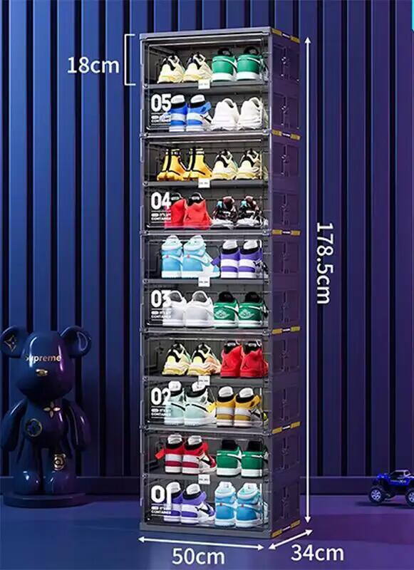 🥾Dust-Free Black Portable Shoe Organizer🎁
