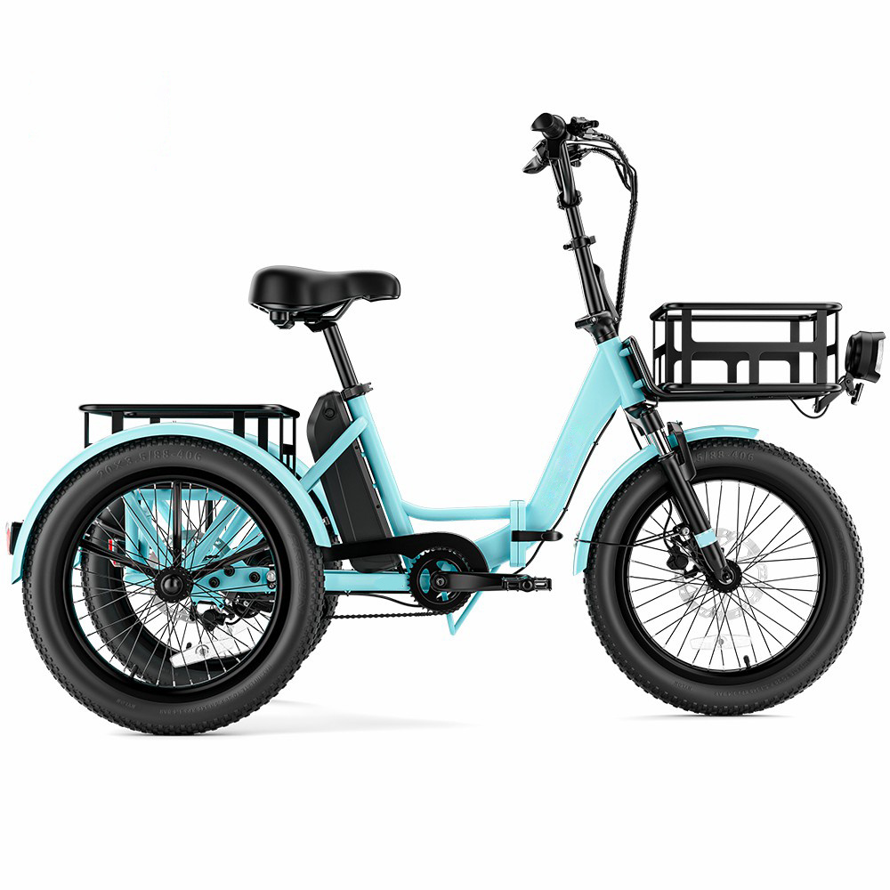 🚴Electric Folding Trike💥With a range of 35 to 70 miles