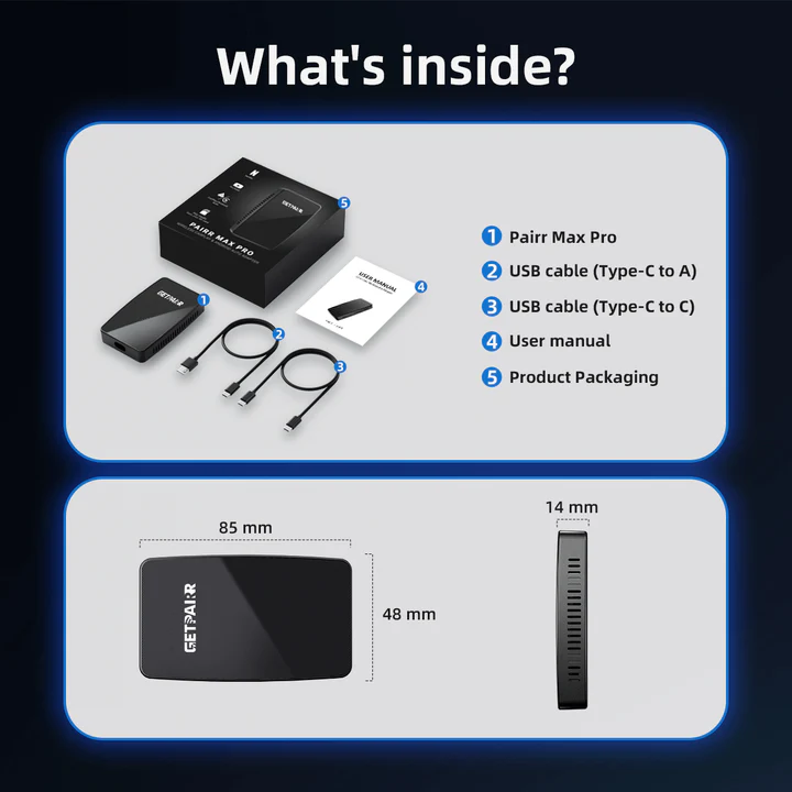 (🎁Limited time promotion Clearance 53% Off Sale)2025 NEW Upgrade Pairr Max Pro-Netflix YouTube lPTV Wireless CarPlay/ Android Auto Car Box