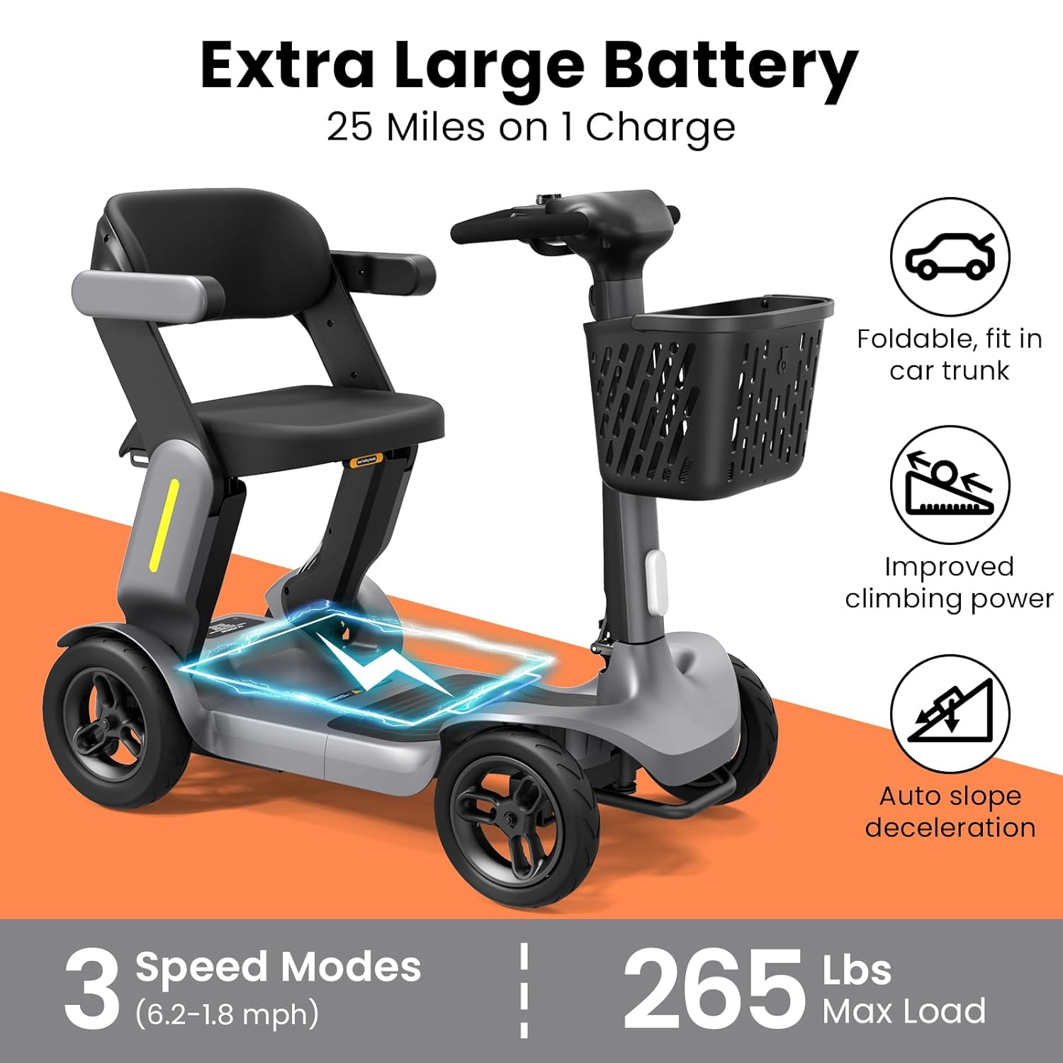 🔥HOT SALE🔥 Foldable Mobility Scooter