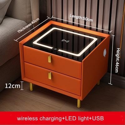 ✨Smart multifunctional bedside table for bedroom and living room