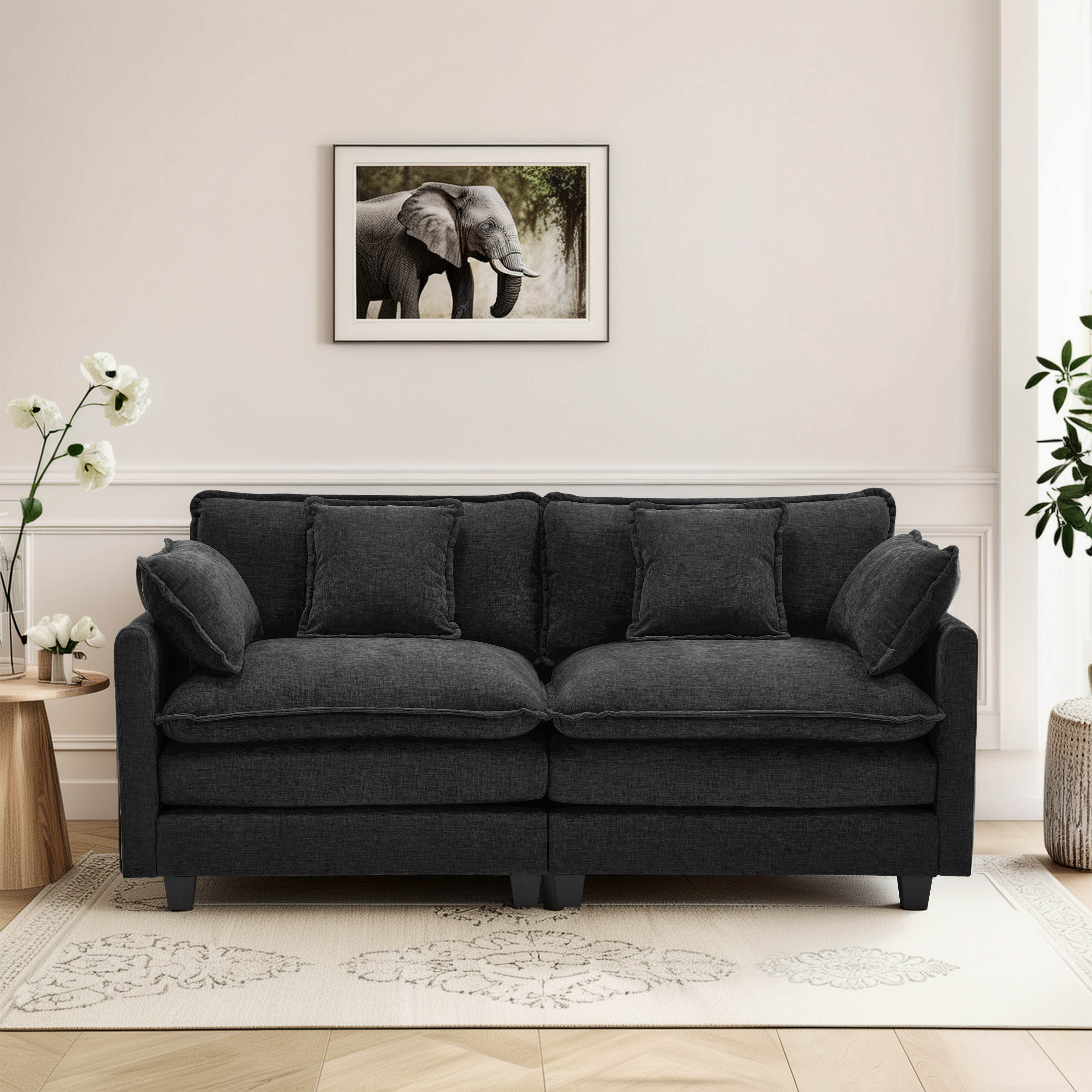Luxury Thickened Cushion Modular Sofa