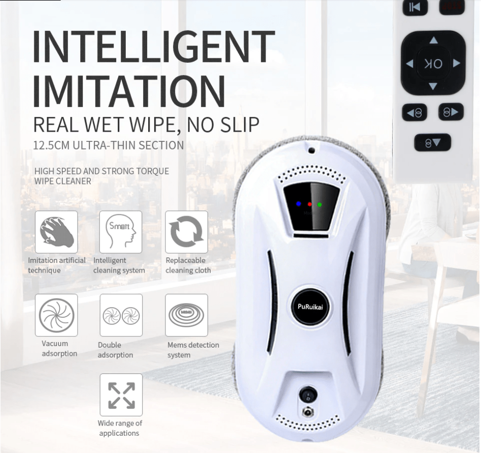 🔥ON SALE AT 45%OFF--Automatic Window Cleaning Robot