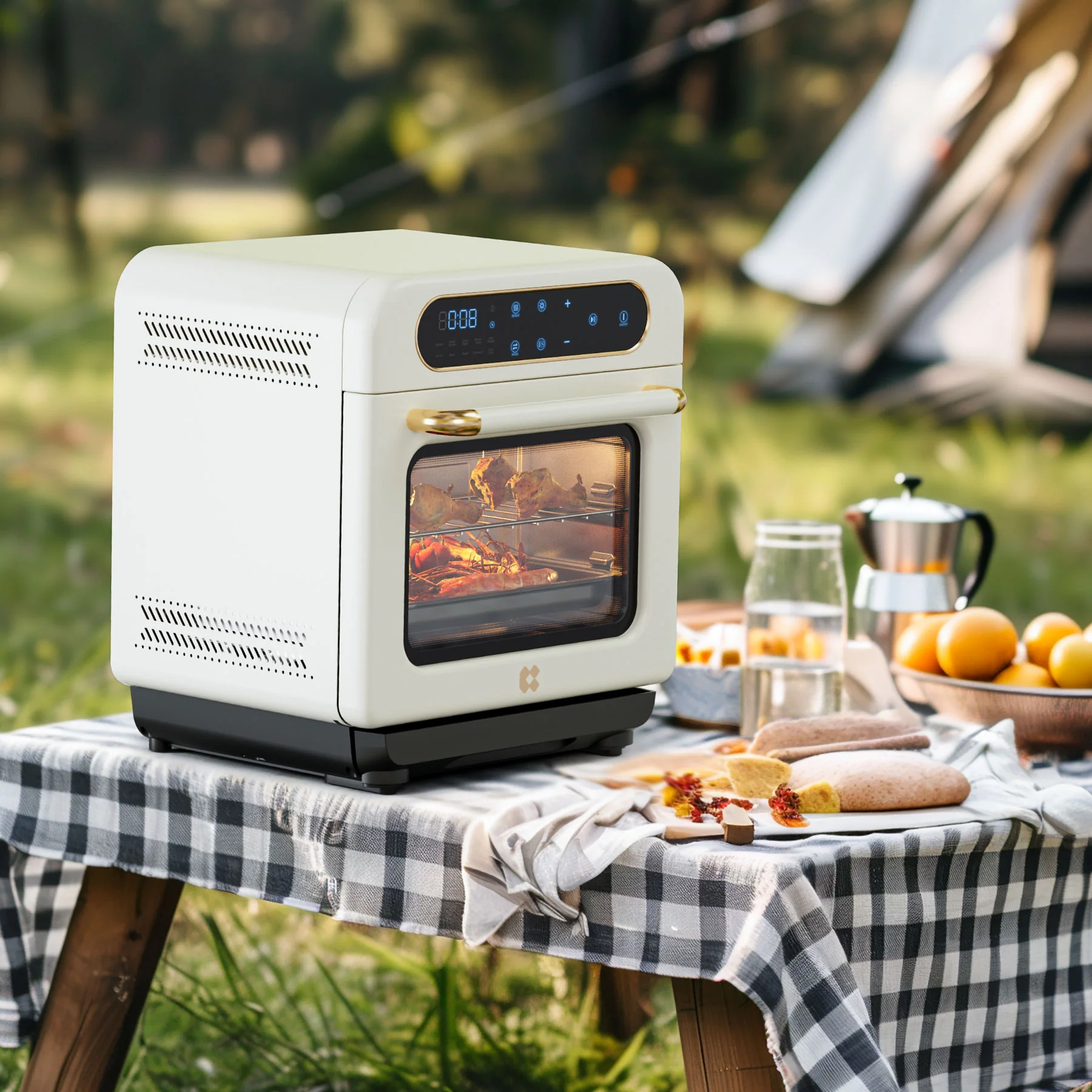 8-in-1 Steam Oven with Air Fryer