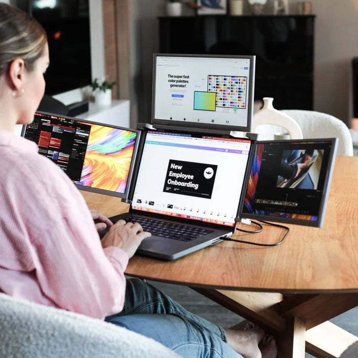 Computer extended screen (4-fold screen)