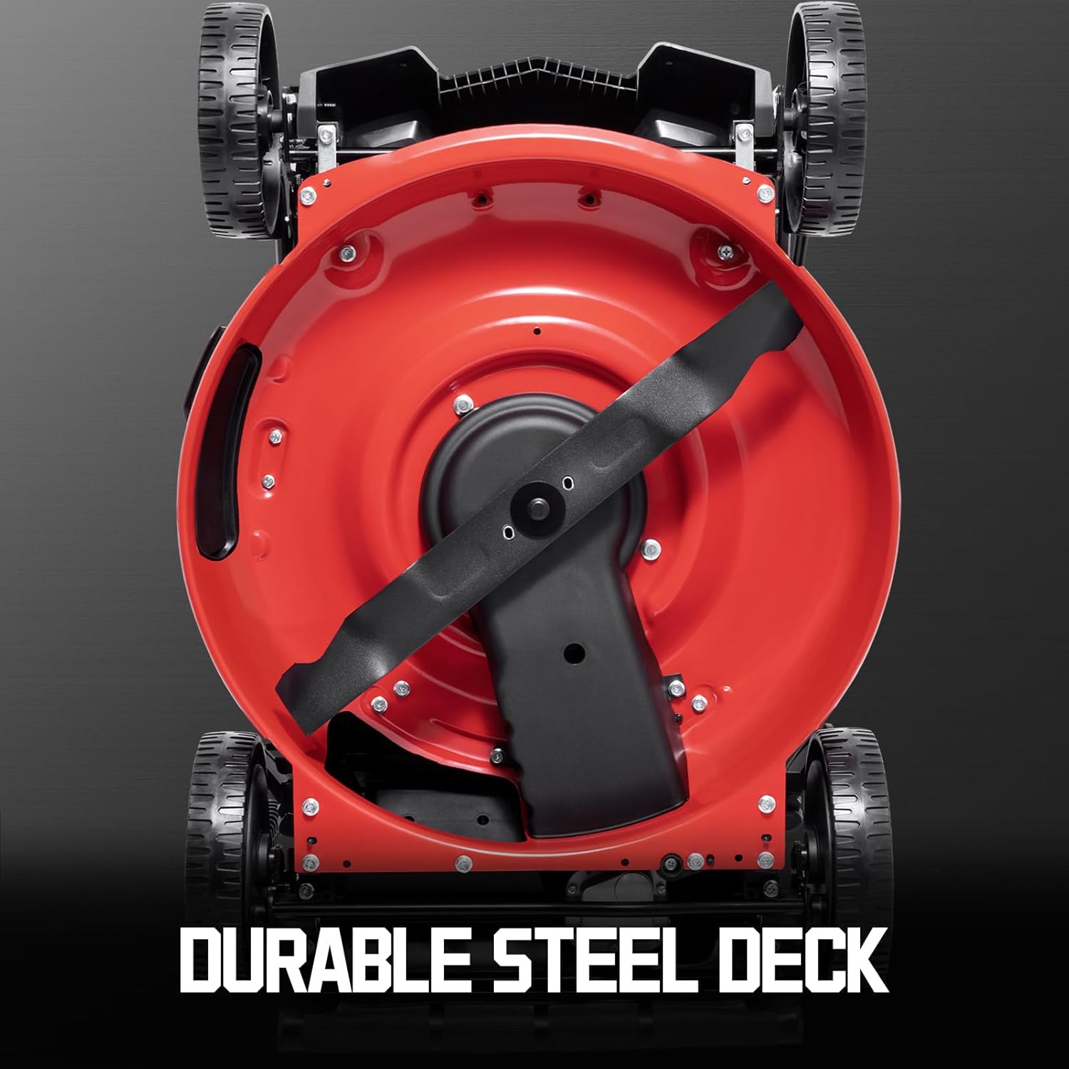 Gas Lawn Mower 21-Inch 144cc OHV Engine 3-in-1 Push Mower with Bagging