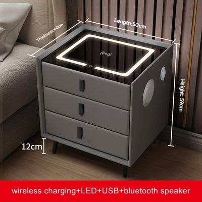 ✨Smart multifunctional bedside table for bedroom and living room