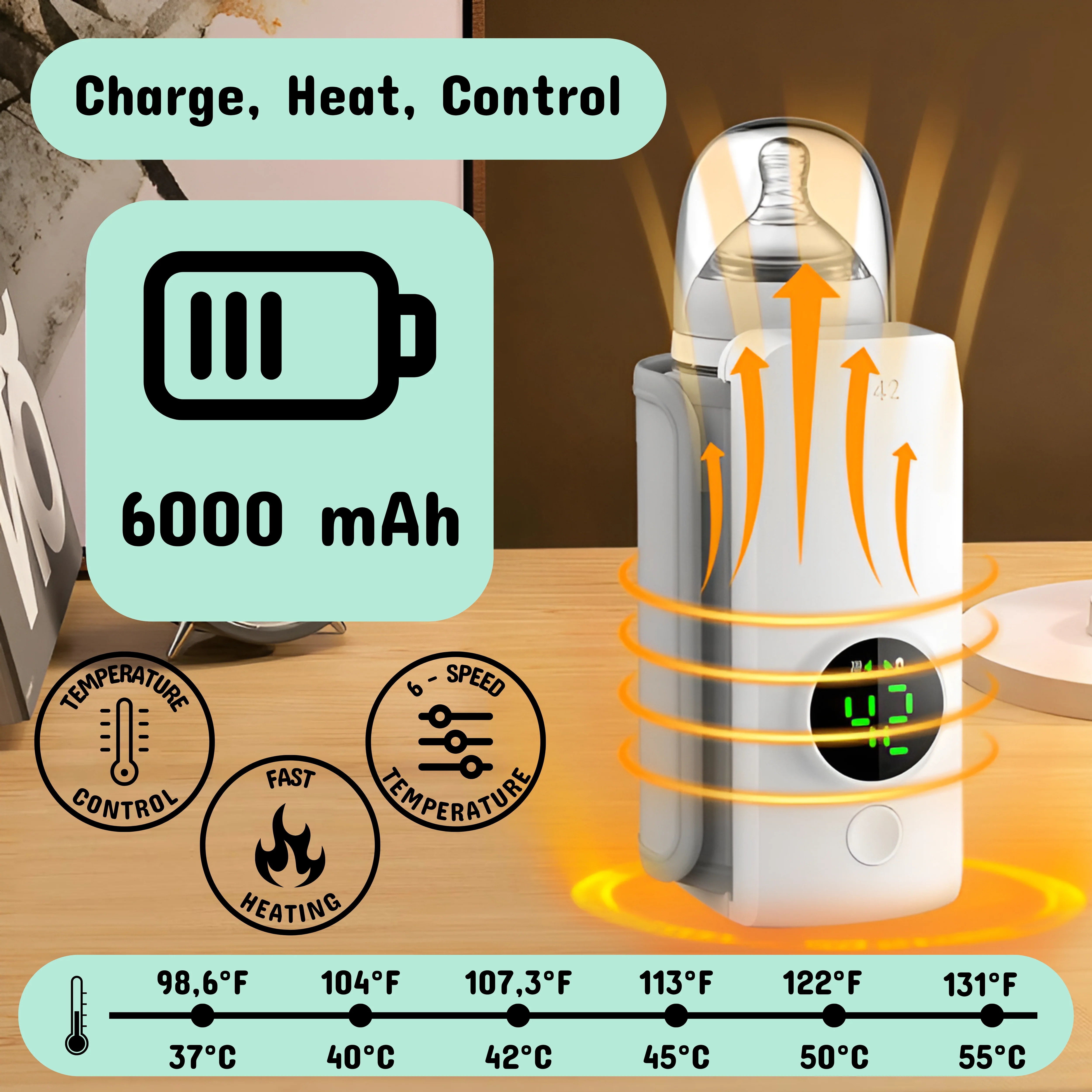 On-the-Go Bottle Warmer
