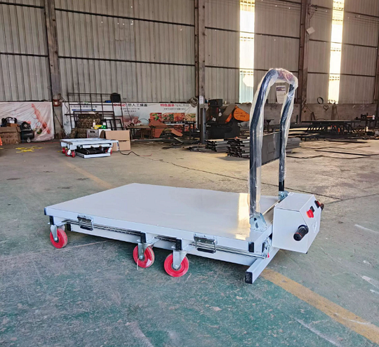 [RILOVER]Portable electric hydraulic lifting flatbed handcart
