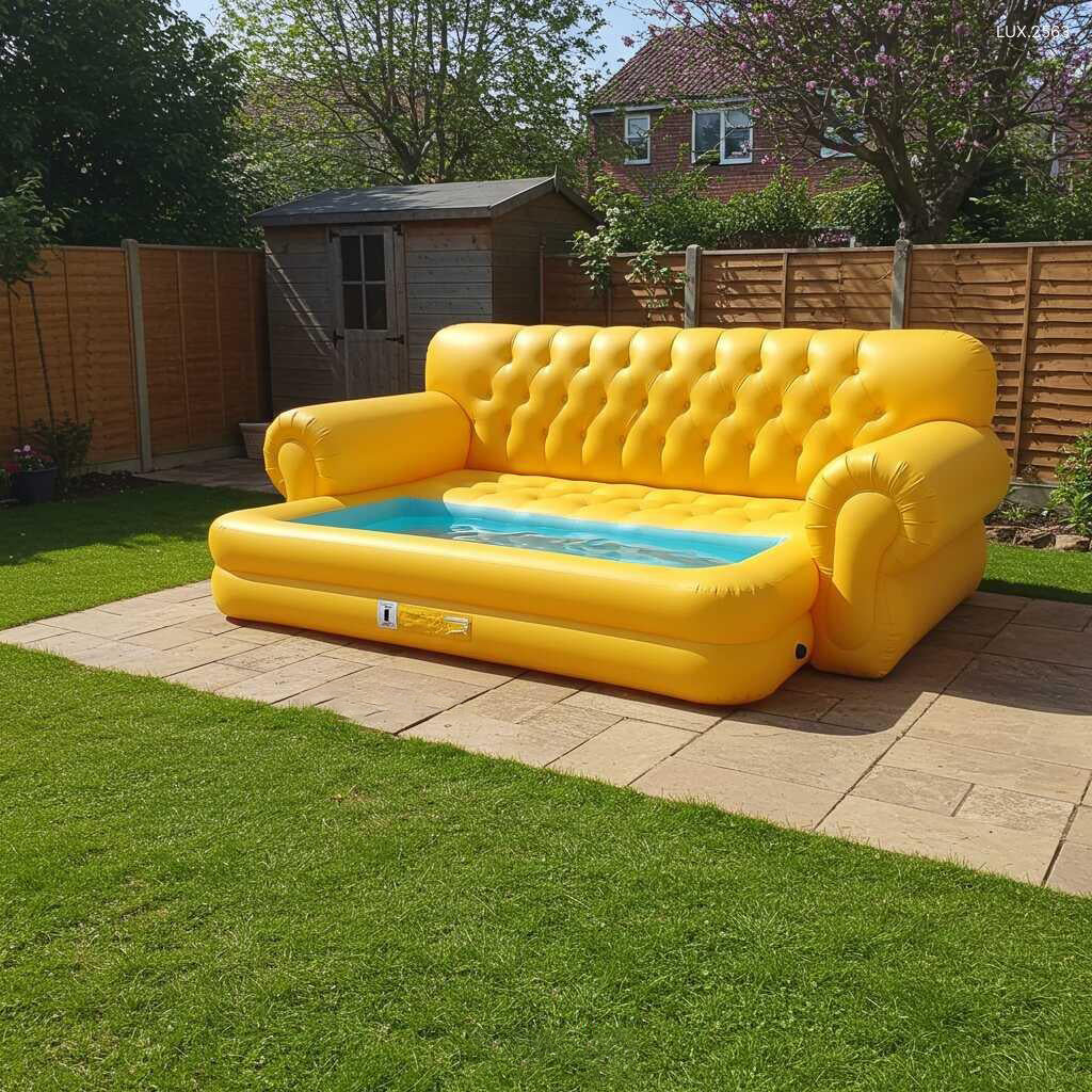 ☀Summer Must have-Inflatable Sofa Pool💦