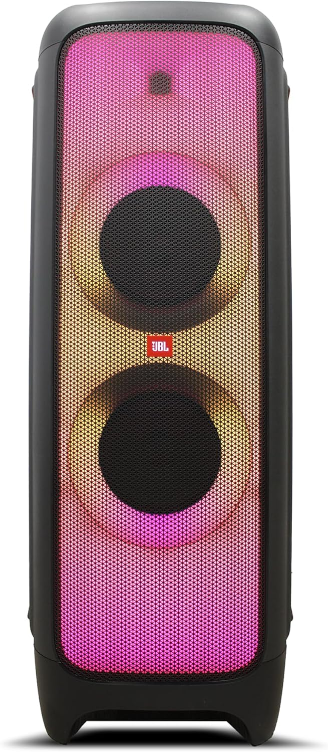 High Power 1100W Bluetooth Speake Wireless Two Microphone System + AUX Cable + Microfiber Cloth Karaoke Kit