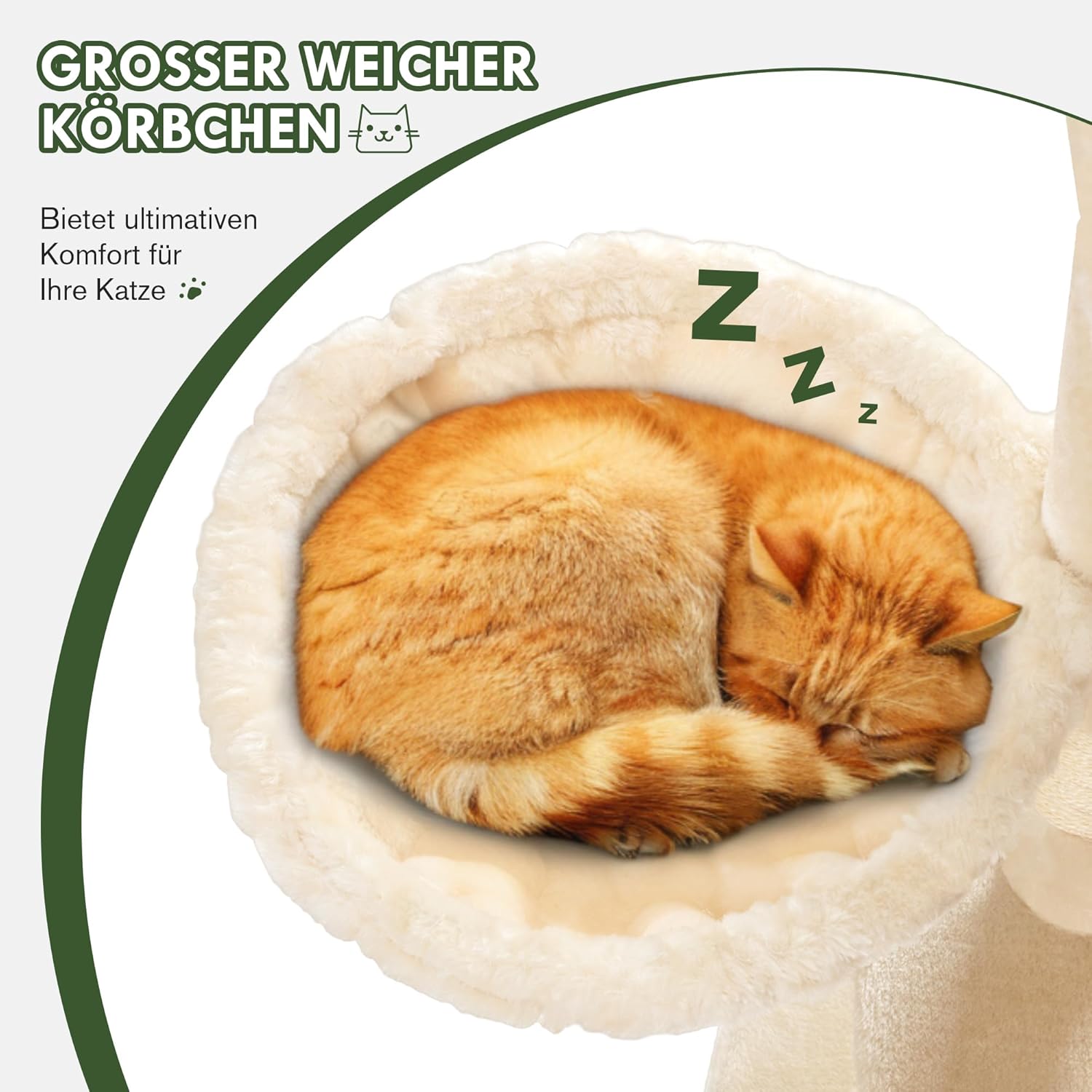 66 Inches Multi-Level Large Cat Tree Tower for Indoor Big Feline/Cozy Plush Perches/Condo/Sisal Scratching Posts/Hammock and Baskets/Activity Center Play House/Wide Base/Grey