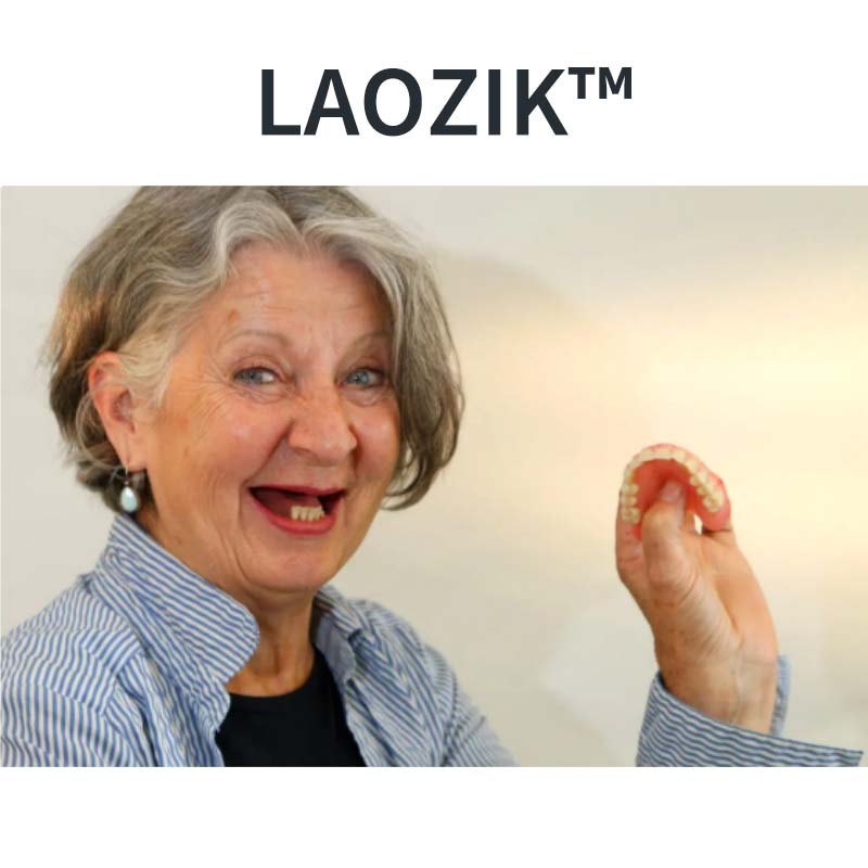 LAOZIKTM AdaptableFit Functional Dentures – Made in the USA & FDA-Certified