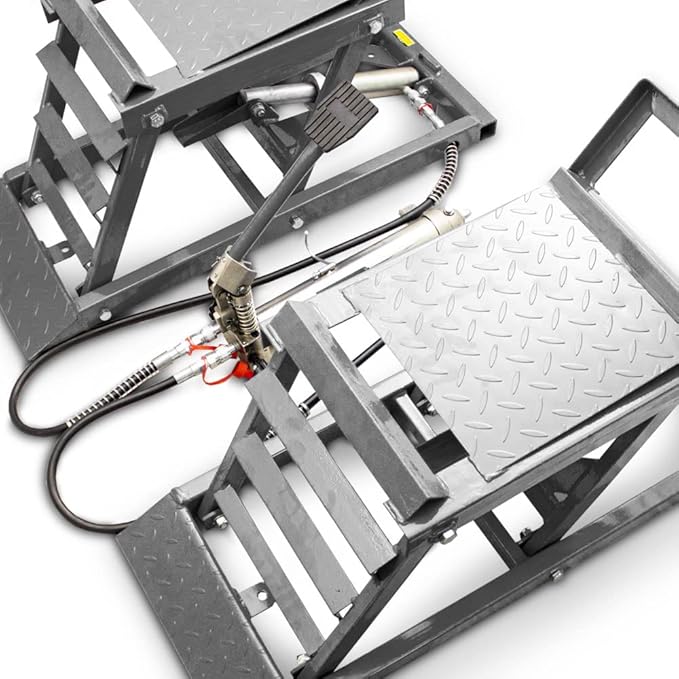 🎉Factory Promotion Capacity Hydraulic Underbody Access Car Lift with Ramp