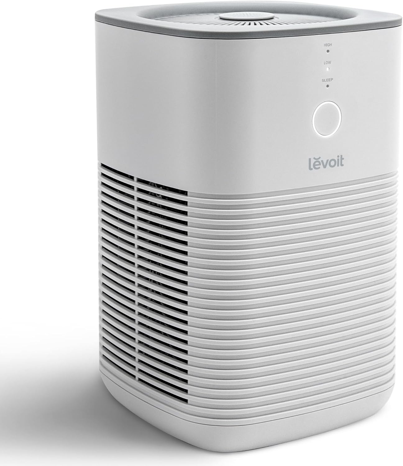 LEVOIT Air Purifiers for Bedroom Home, 3-in-1 Filter Cleaner with Fragrance Sponge for Better Sleep, Filters Smoke, Allergies, Pet Dander, Odor, Dust, Office, Desktop, Portable, Core Mini-P, White