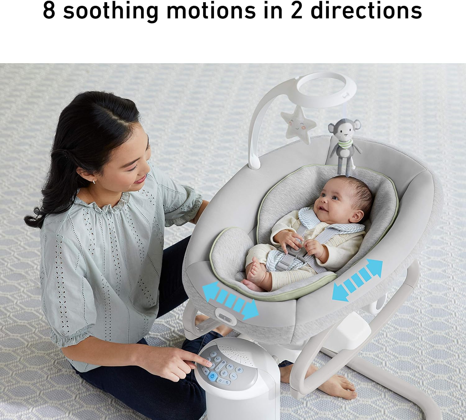 Removable Rocker,  Versatile Baby Swing & Portable Rocker